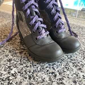 Sorel Kids Boots in Gray and Purple